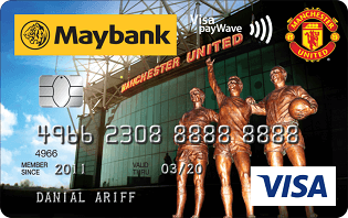 Maybank Manchester United Visa credit card