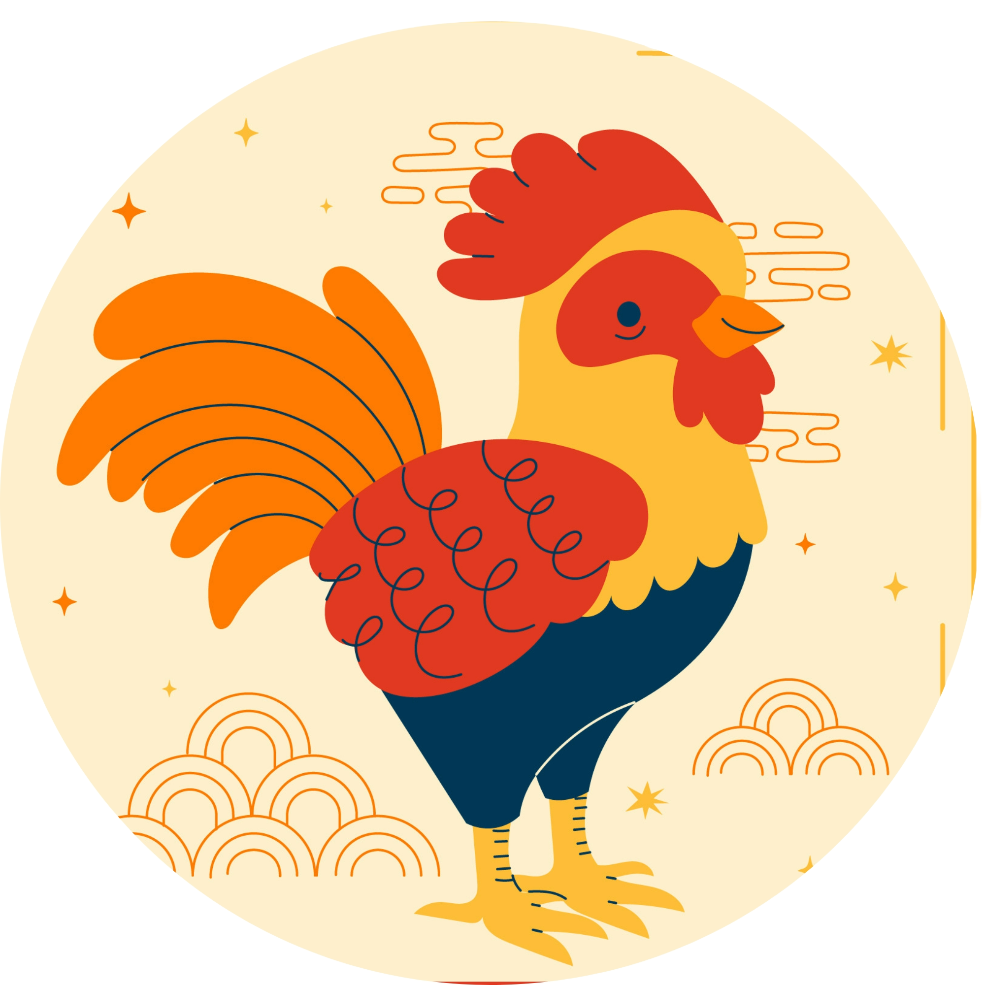 Zodiac rooster