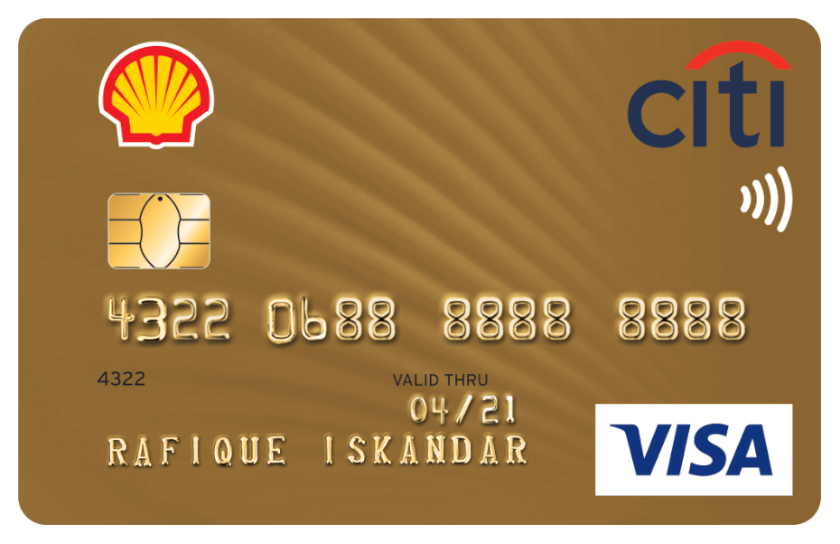 Shell-Citi Gold Credit Card Visa