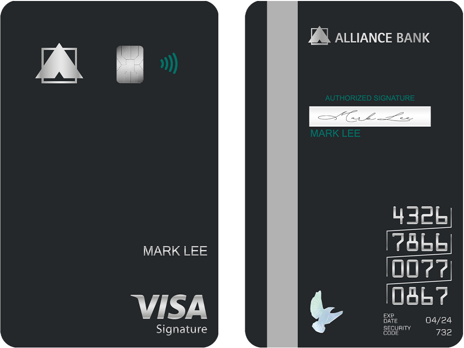 Alliance Bank Visa Signature Credit Card